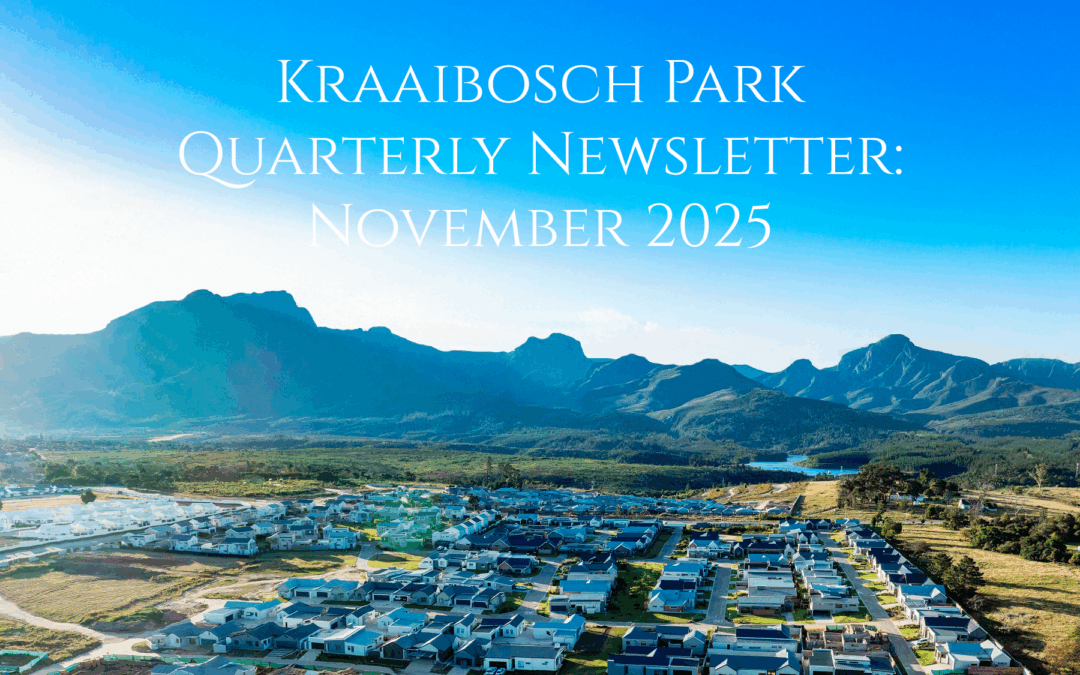 Kraaibosch Park Newsletter – November 2025