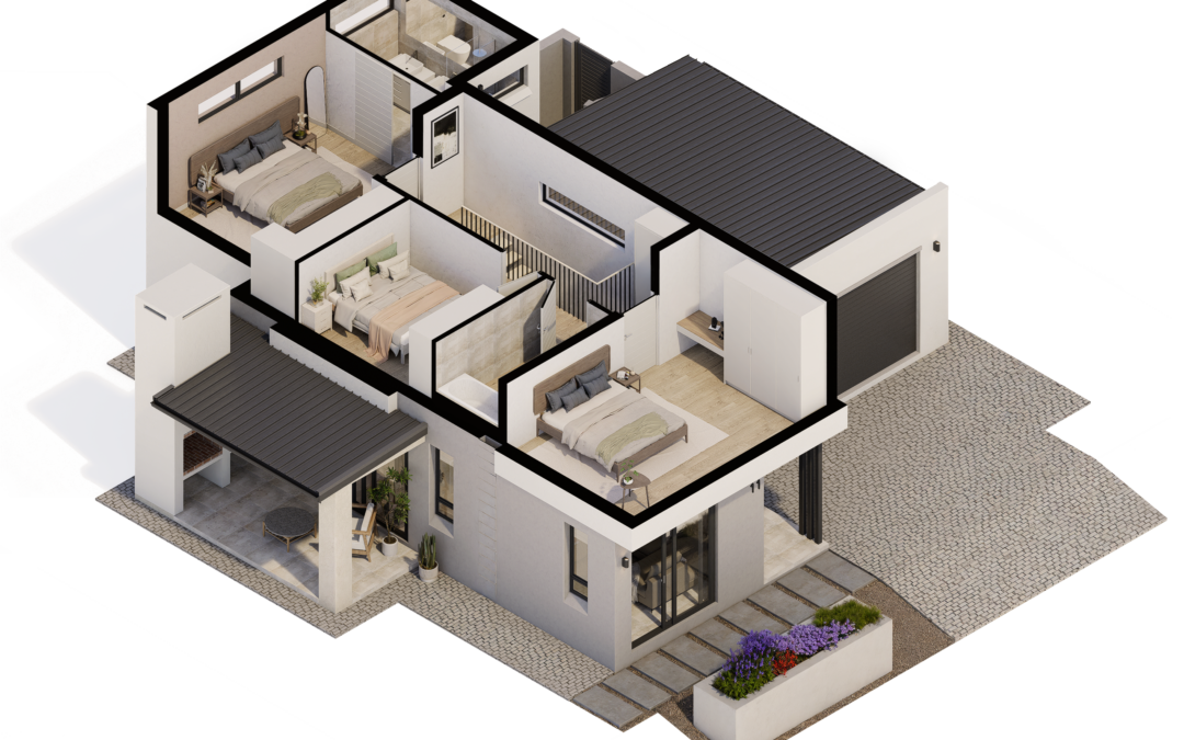 Dollhouse Plan of Crest Houses